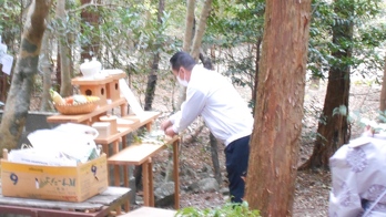 山の神の神事