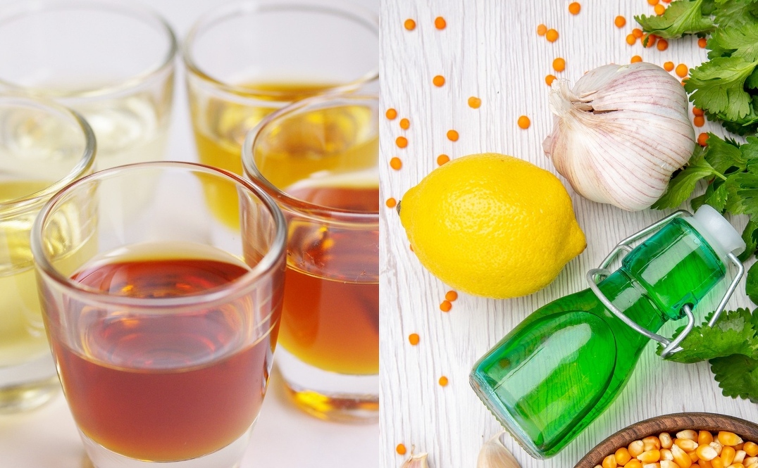 ごま油、ニンニク、レモンイメージ