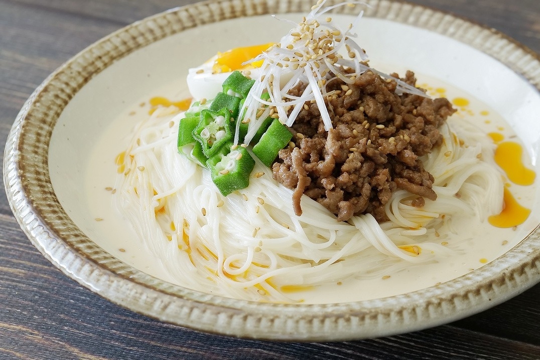 冷やし担々風そうめん