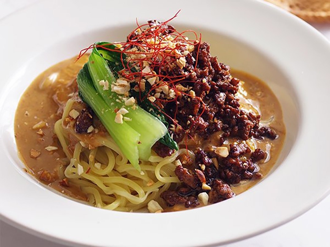 ごまドレで簡単！即席汁なし担々麺