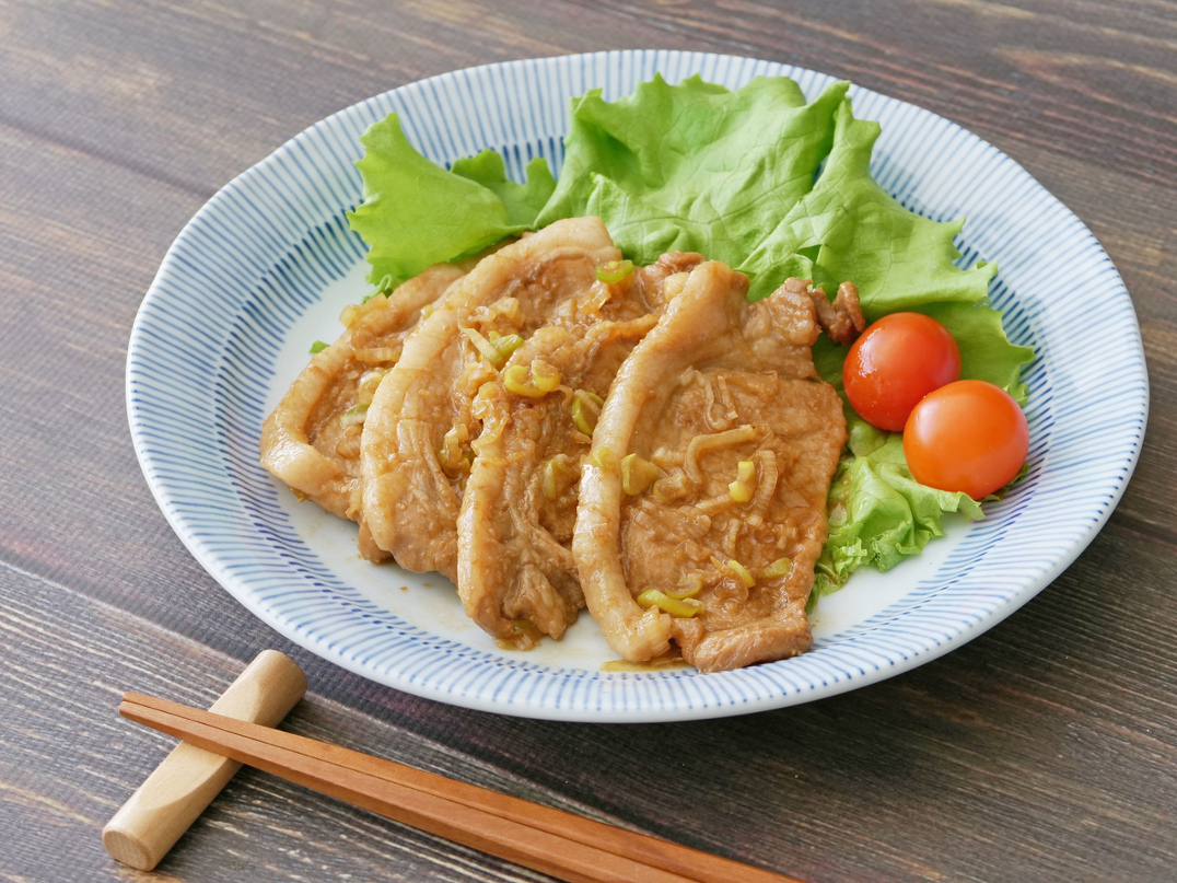 食欲そそる！ねぎみそ豚